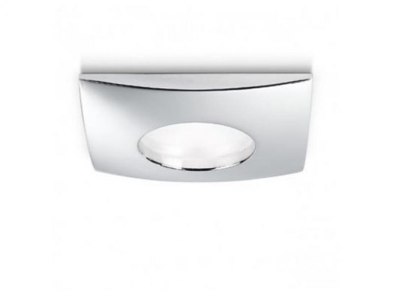 gea luce faretto da incasso aurora q g.e.a luce gfa375-quadrato-ip65 cromo attacco gu10 - foto 1