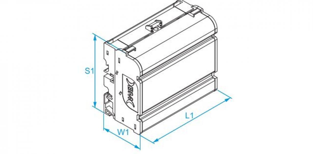 bm morsettiera modulare bm qm404013c-40a 4poli-tetrapolare - foto 2