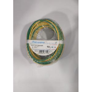 Cavo unipolare fs17  mfs172,5gv10-2,5mmq-10 metri-giallo verde