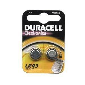 2 batterie a bottone alcaline 1,5v lr43