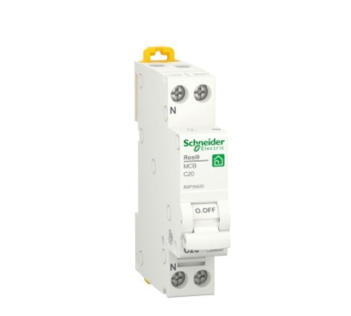 Interruttore magnetotermico Schneider Electric 1P+N 20A 230V - R9P35620 01