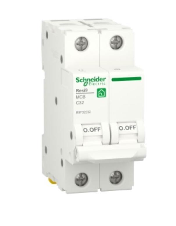 Interruttore magnetotermico Schneider Electric Resi9 2P 32A 400V - R9F32232 01