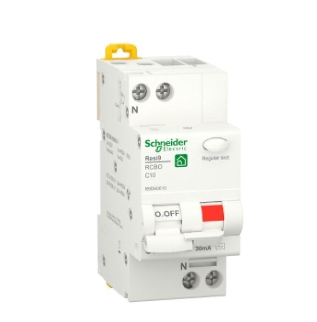 Interruttore magnetotermico differenziale Schneider Electric 1P+N 30mA - R9D60610 01