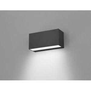 Applique da parete led  ba20/1a/3k/a-15w 3000k ip65-antracite