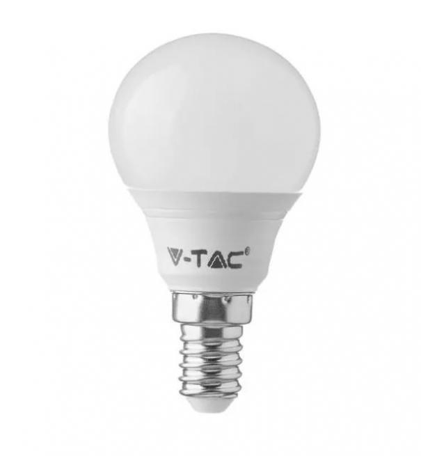 v-tac lampadina led p45 v-tac 217357 vt-2156-n -e14 4,5w 3000k-3pezzi - foto 1