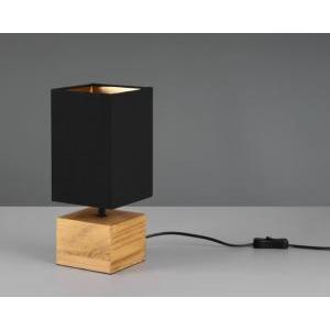 Lampada tavolo woddy  r50171080-lampadina esclusa-nero