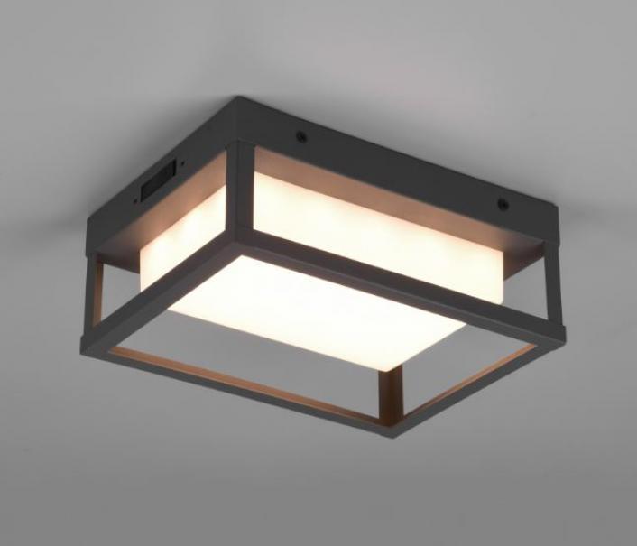 trio lighting plafoniera led witham trio lighting 277860142-con regolazione-10,5w ip54 - foto 1