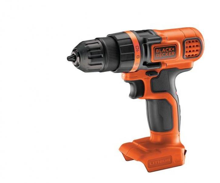 black & decker trapano avvitatore black & decker bdcdd18n-xj -18v litio - foto 1