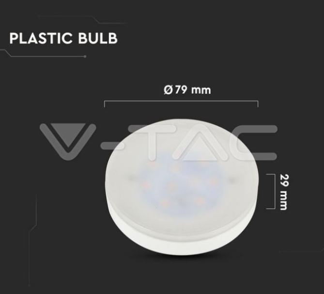 Lampadina led V-tac 6,4W GX53 6500K- VT-207 -224 - 21224 03