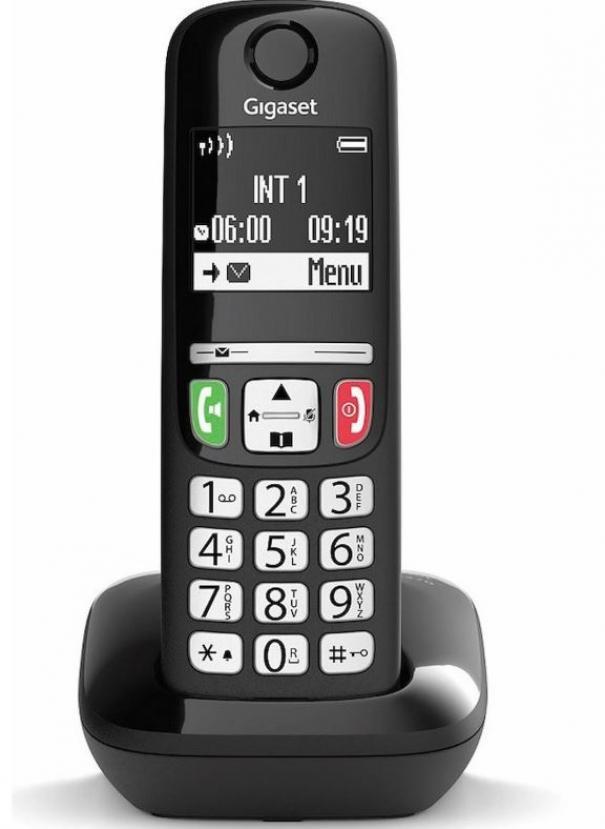 gigaset communications italia cordless e270 gigaset e270black-100 numeri-nero - foto 1