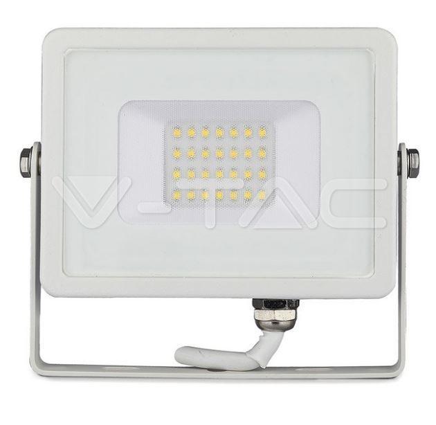 v-tac proiettore led v-tac 21442 vt-20 -chip samsung-20w 3000k ip65 - foto 1