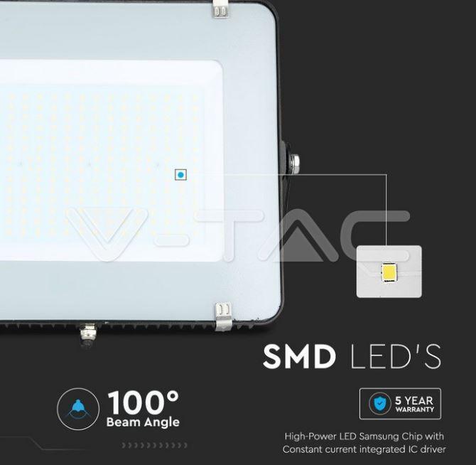 Proiettore led V-tac chip samsung-200W 6500K IP65 VT-200- 21419 06