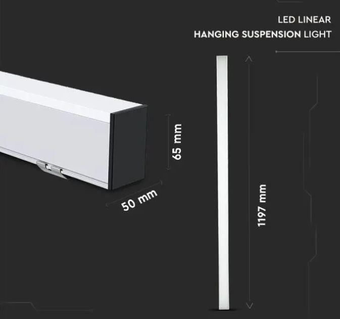 v-tac sospensione led v-tac 21383 vt-7-43-n - chip samsung-40w 4000k-bianco - foto 5