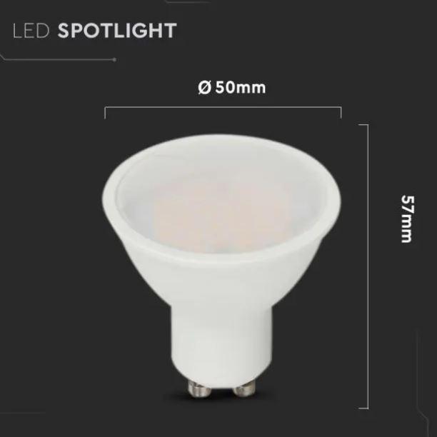 v-tac lampadina led spot v-tac 21202 vt-205-n - 4,5w gu10 4000k - foto 2