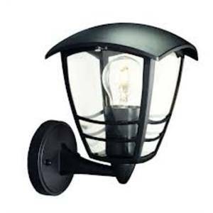 Lanterna creek colore nero 60w per esterno philips 153803010 15380/30/16 153803016