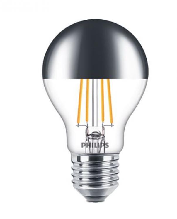 Lampadina led goccia Philips attacco E27 7.2W 2700K - LEDFIL48CMDP 01