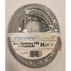 Cavo telefonico trr  (1+t)x2x0,60  25 metri- mtph1+tx2x0,6025