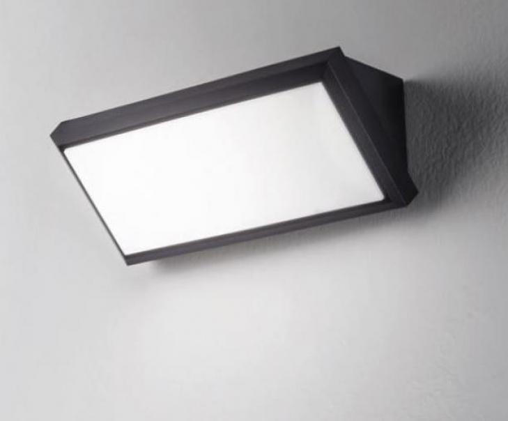 affralux lampada da parete e-sealed isyluce 306w-12w 3000k ip65-antracite - foto 1