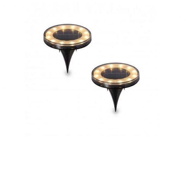 velamp set due lampade solari da terra enterprise velamp spk16-3000k ip44 - foto 1