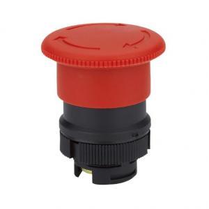 Pulsante plastico a fungo  np2-es5 574197 -sgancio a rotazione-rosso