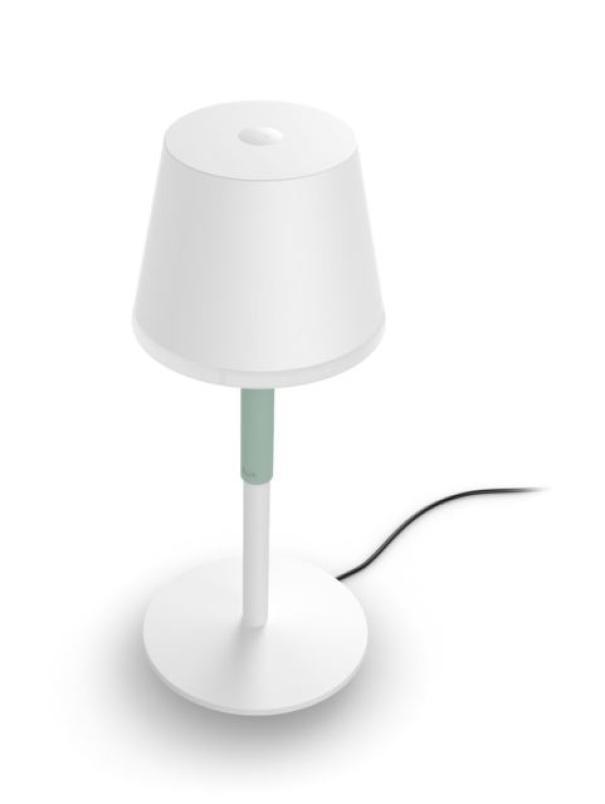 Lampada da tavolo led Philips Hue Go ricaricabile bianca - 40457100 02