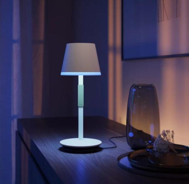 Lampada da tavolo led Philips Hue Go ricaricabile bianca - 40457100 06