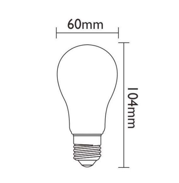 marino cristal lampadina led goccia marino cristal 21550-e27 10w 2700k - foto 2