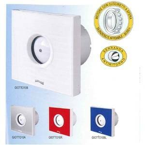 Aspiratore elicoidale diametro 100mm colore bianco 15w giotto10b