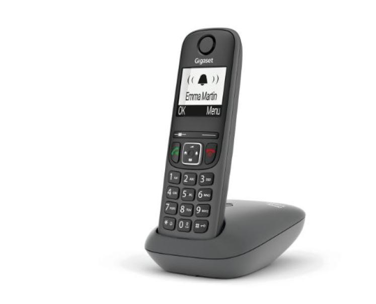 gigaset communications italia cordless vivavoce gigaset 100 numeri -as490black - foto 1