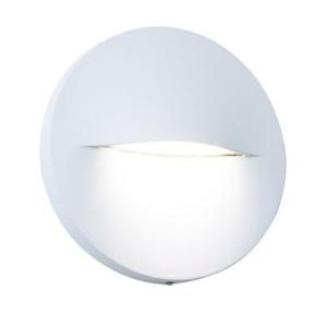 Segnapasso led tondo da parete  open 3w 4000k bianco - 99201/02