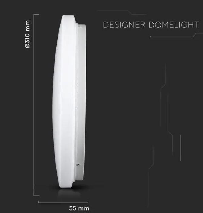 Plafoniera led tonda V-tac 18W 3/4/6K IP20 VT-8418 -7605 - 217605 06