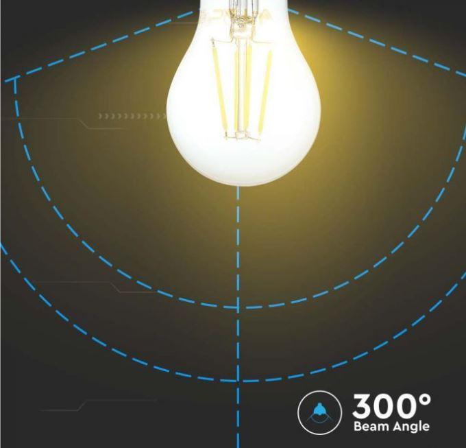 Lampadina led A67 V-tac 8W 3000K E27 VT-2288D-N -212815 04