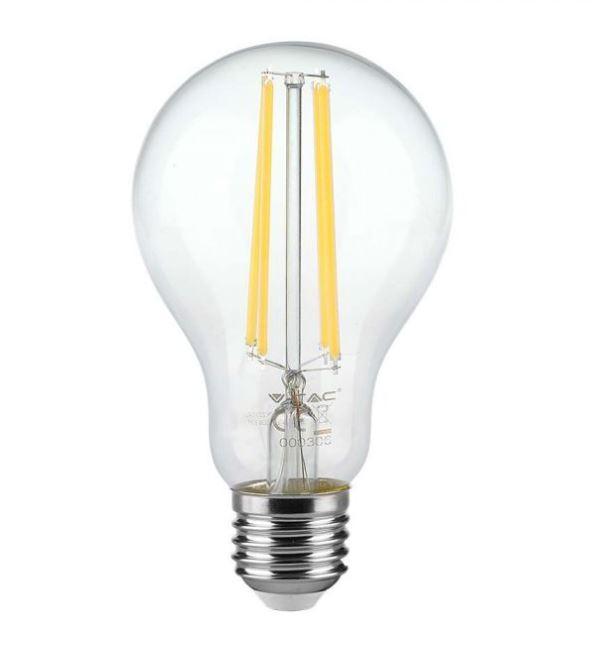 Lampadina led a filamento A70 V-tac 12W 3000K E27 VT-2133-N - 217458 01