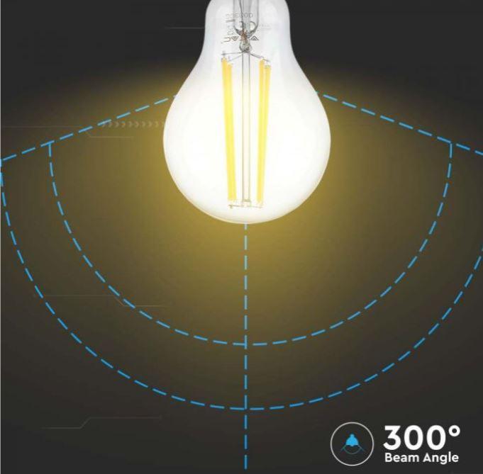 Lampadina led a filamento A70 V-tac 12W 3000K E27 VT-2133-N - 217458 04