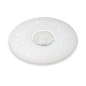 Plafoniera led con telecomando  60w 3000-4000-6500k bianco vt-8556-n - 2114911