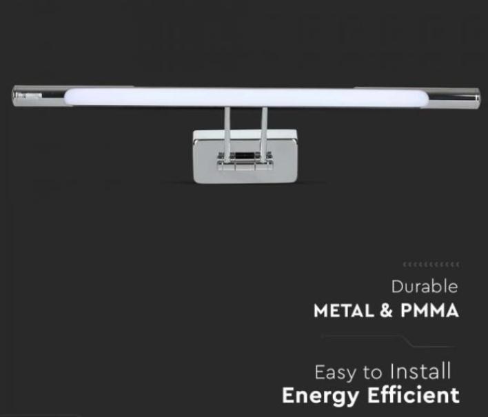 Lampada led V-tac da specchio 13W 4000K cromo VT-7012-N - 3895 -213895 05