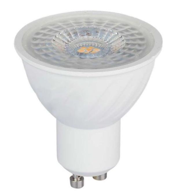 Lampadina led V-tac 6W GU10 3000K- chip samsung VT-247D-N - 21198 01