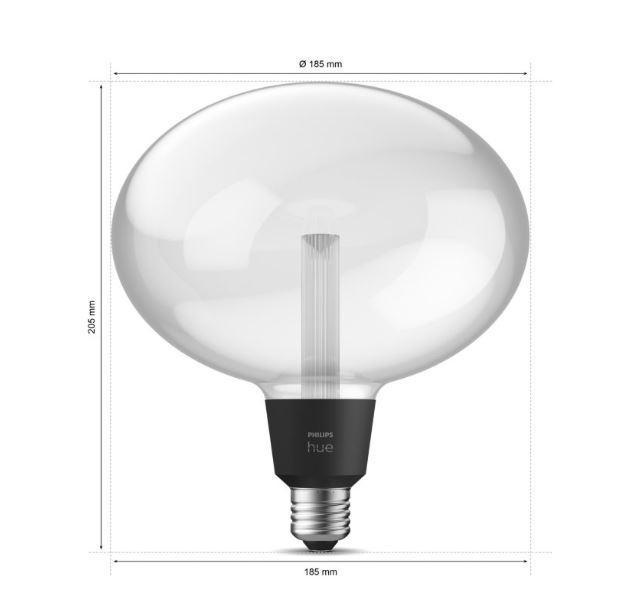 Lampadina led Ellipse Philips Hue E27 6,5W 2000-6500K - 41927800 02