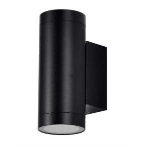 Lampada da parete  2xgu10 ip54 da esterno nero vt-11015-b - 2971