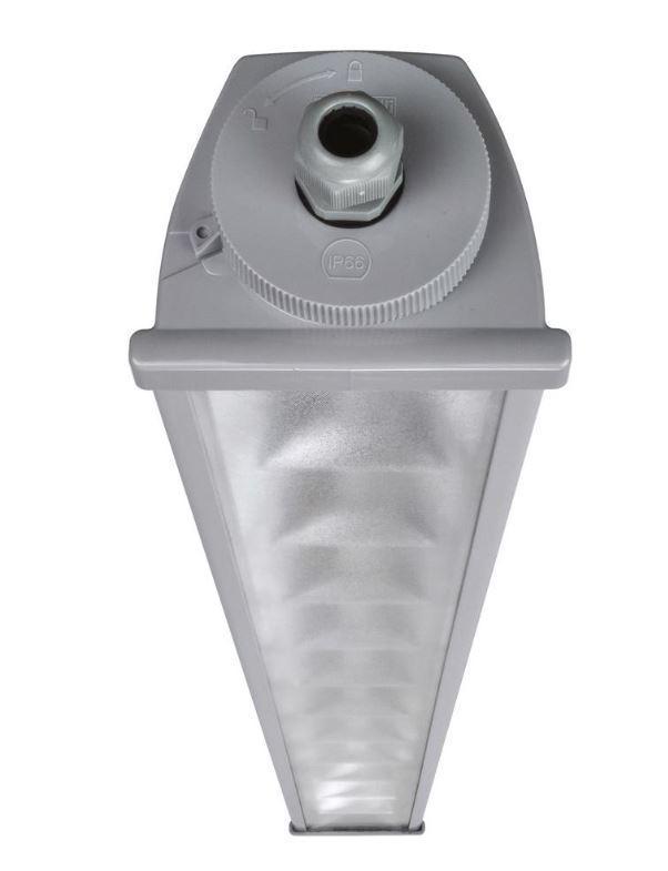 Plafoniera led acciaio reg Beghelli 2x36W M1200 4000K IP66 - A236RD 01