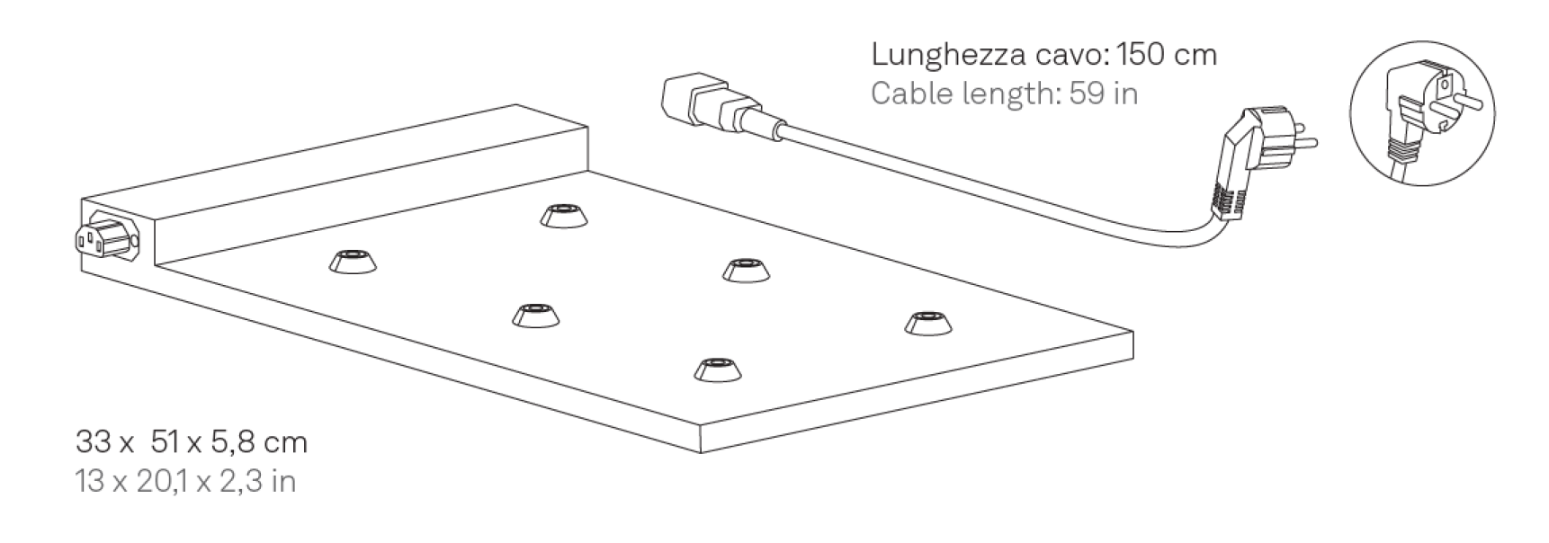 Base di ricarica Zafferano a contatto multipla max 6 posti - LD0350RP 03