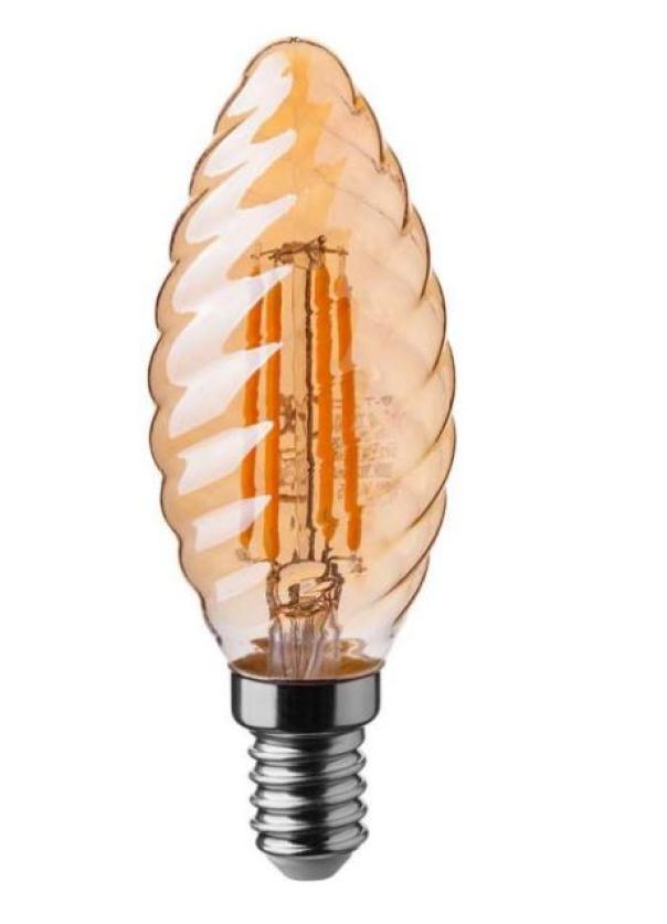 Lampadina led candela V-tac 4W E14 2200K VT-1948-N - 217115 01