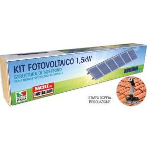 Kit struttura di sostegno  kit fst-r6 6 moduli fotovoltaici- obkt6315