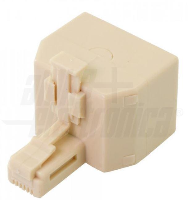 Adattatore telefonico Alpha Elettronica modulare RJ45 8P8C- 94-392 02