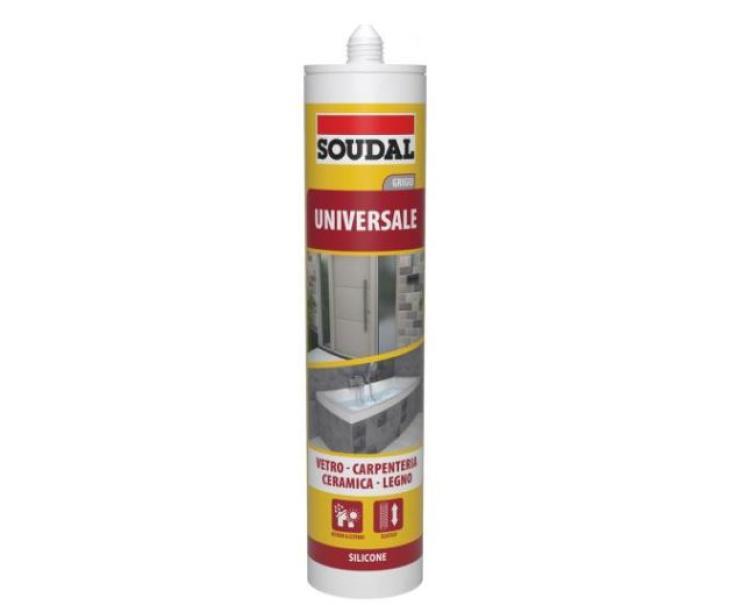 Silicone universale Soudal 280ml grigio-W060108162 01