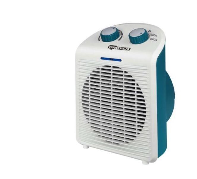 Termoventilatore da bagno Termozeta Airzeta Instant blu- TZR51WB 01