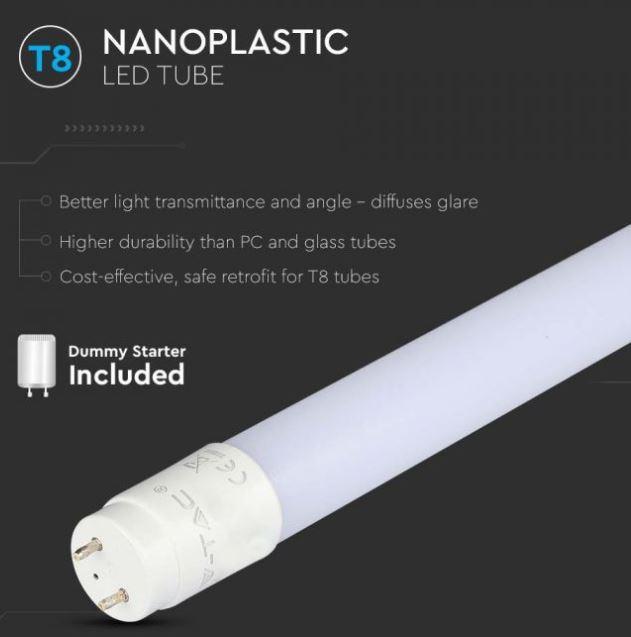 Tubo led T8 V-tac 20W G13 6500K 150cm VT-1577-N - 216310 02