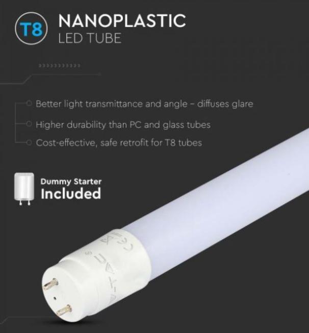 Tubo led T8 V-tac 14W G13 6500K 90cm VT-9077-N -6262- 216262 03