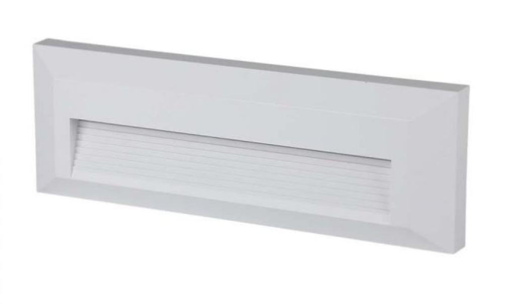 Segnapasso led V-tac rettangolare 3W 4000K bianco VT-1162-W-N -1326 - 211326 01