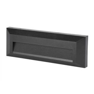 Segnapasso led  rettangolare 3w 4000k nero vt-1162-b-n -1328 - 211328